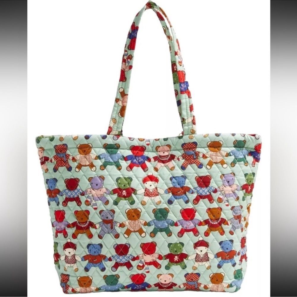 Vera Bradley Multicolor Quilted teddy bear Bag